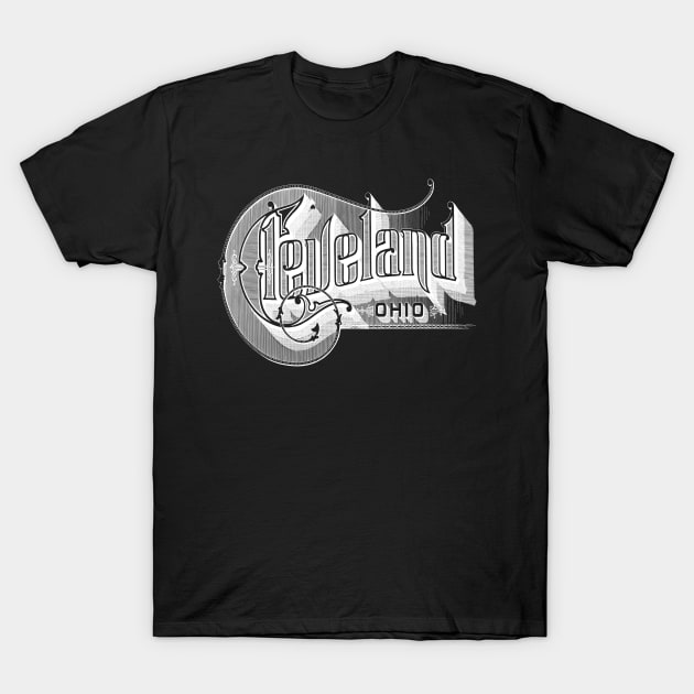 Vintage Cleveland, OH T-Shirt by DonDota